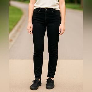 Blue Spice Black Skinny Jeans Juniors 7 Stretch Denim High Rise 28.5 Inseam